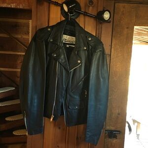 Classic Black Leather Jacket for Women